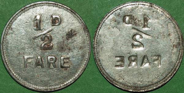 Halfpenny Fare Token