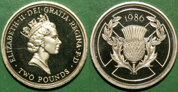 1986 Proof Two Pounds