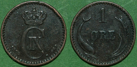 Denmark 1904 1 Ore