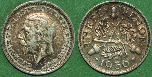 1936 Threepence