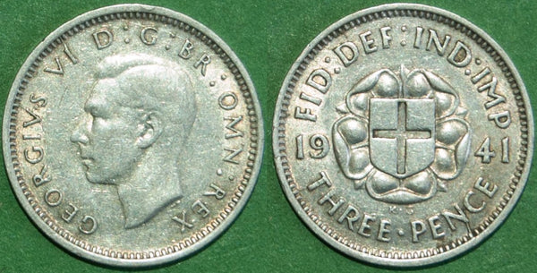 1941 Threepence, Silver