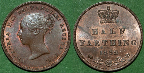1852 Half Farthing