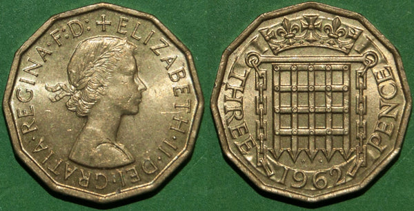 Elizabeth the Second brass threepence