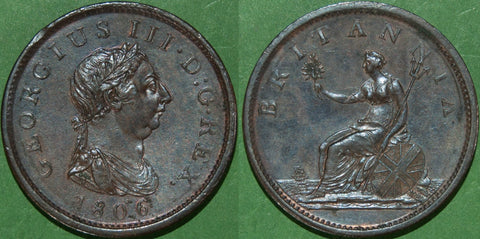 1806 Penny, No Incuse Curl