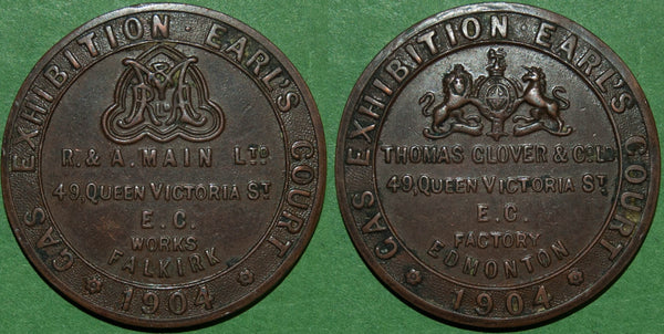 Earls Court Gas Exhibition Medallion 1904