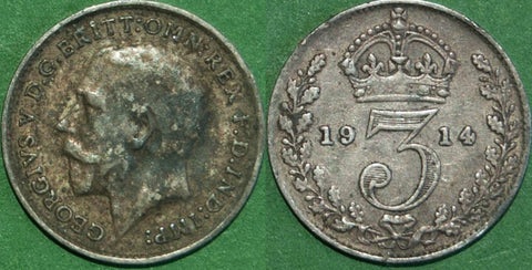 1914 Threepence