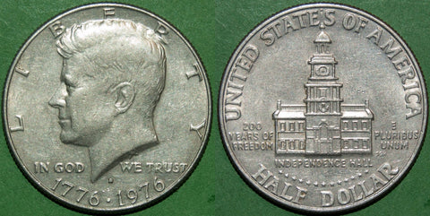 USA 1976D Half Dollar