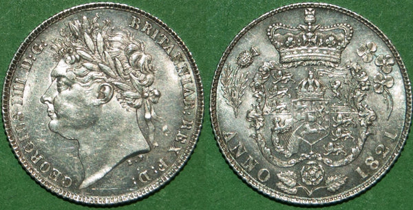 1821 Sixpence
