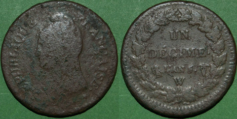 France L'An 5W Un Decime