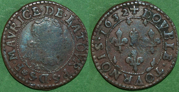 France 1632 Double Tournois, Sedan