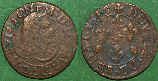 France 1639 Double Tournois, Sedan