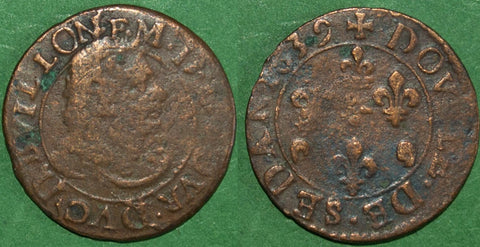 France 1639 Double Tournois, Sedan
