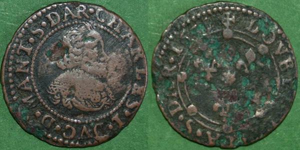 France 1635 Double Tournois, Charleville