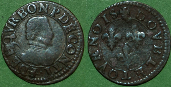 France 1605-14 Double Tournois, Chateau Regnault