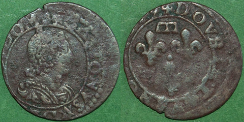 France 1639 Double Tournois, Dombes