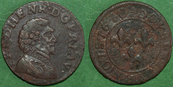 France 1640 Orange Double Tournois