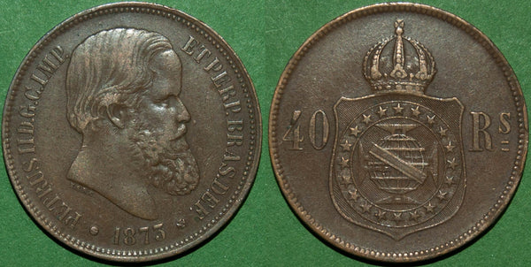 Brazil 1873 Forty Reis