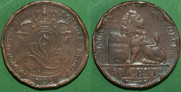 Belgium 1832 Ten Centimes
