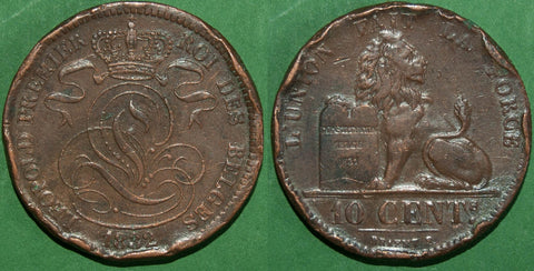 Belgium 1832 Ten Centimes
