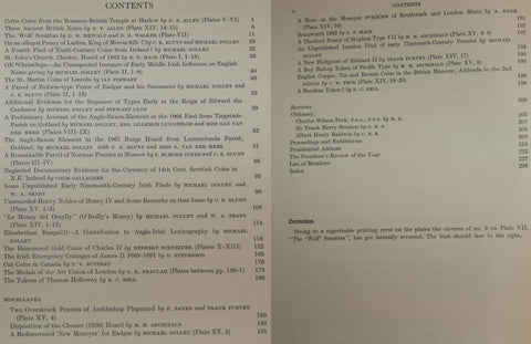 British Numismatic Journal vol. XXXVI (1967)