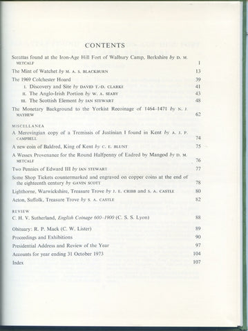 British numismatic Journal vol.44 1974