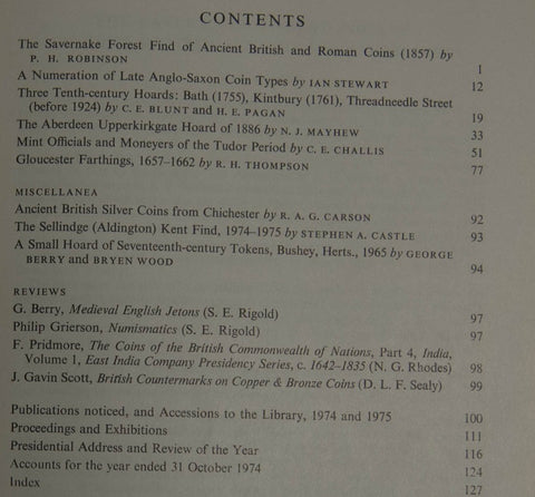 British Numismatic Journal vol.XLV (1975)