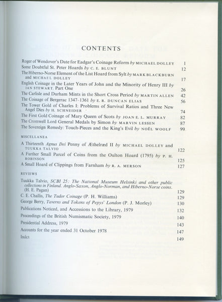 British Numismatic Journal vol.49 1979