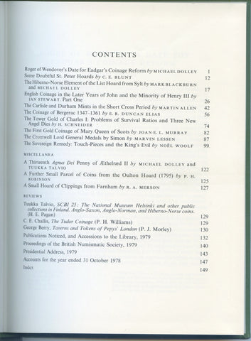 British Numismatic Journal vol.49 1979