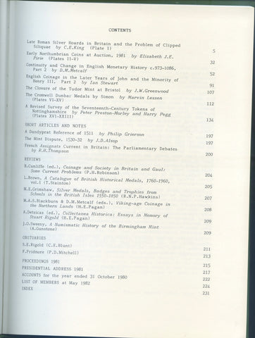 British Numismatic Journal vol.51 1981