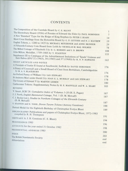 British Numismatic Journal vol.53 1983