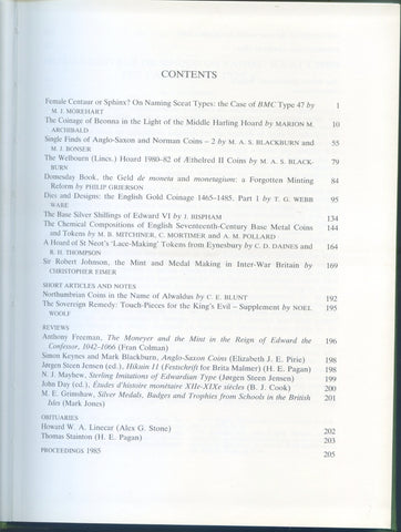 British Numismatic Journal vol.55 1985