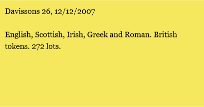 Davissons 26, 12/12/2007