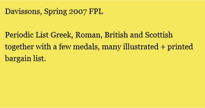 Davissons, Spring 2007 FPL