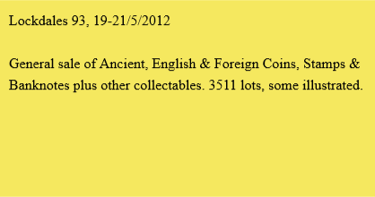 Lockdales 93, 19-21/5/2012