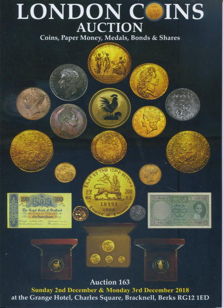 Cover image of London Coins sale 163 catalogue
