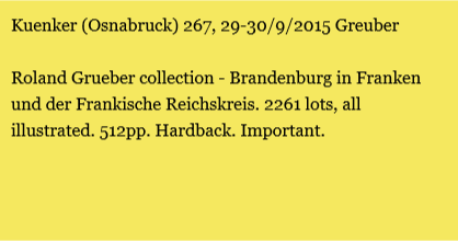 Kuenker (Osnabruck) 267, 29-30/9/2015 Greuber