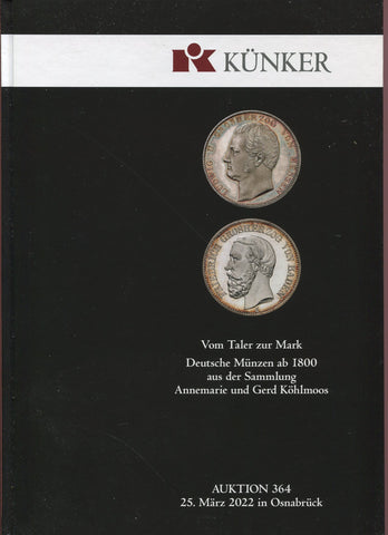 Kuenker 364, 25th March 2022, Kohlmoos German from 1800