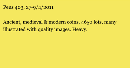 Peus 403, 27-9/4/2011