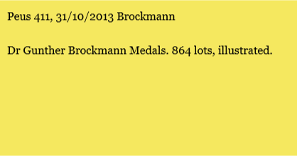 Peus 411, 31/10/2013 Brockmann