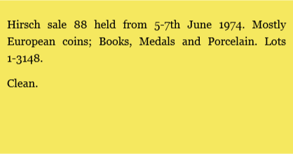 Hirsch (Munich) 5-7/6/1974