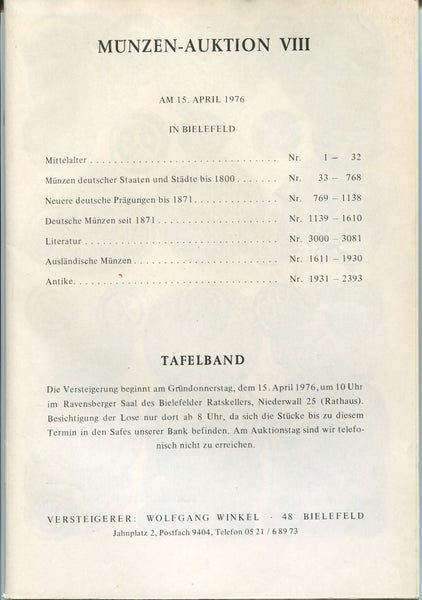 Winkel (Bielefeld) VIII, 15th April 1976