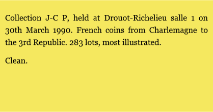 E & S Bourgey (Paris), 30/3/1990