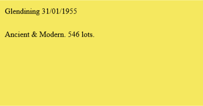 Glendining 31/01/1955