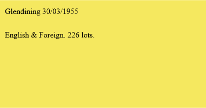 Glendining 30/03/1955