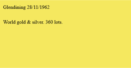 Glendining 28/11/1962