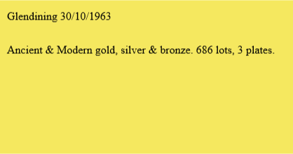 Glendining 30/10/1963