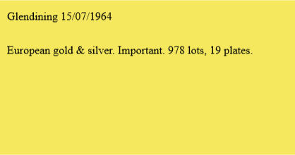 Glendining 15/07/1964