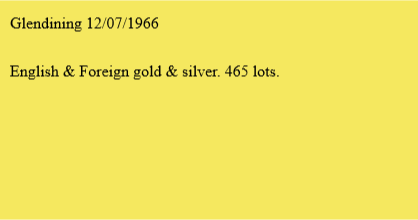 Glendining 12/07/1966