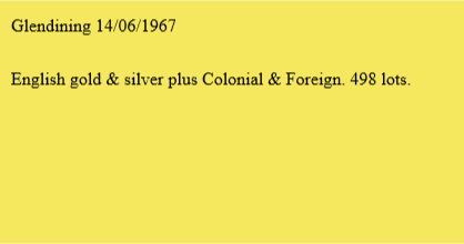 Glendining 14/06/1967