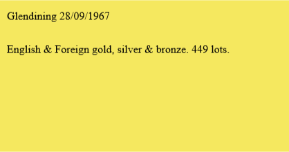 Glendining 28/09/1967